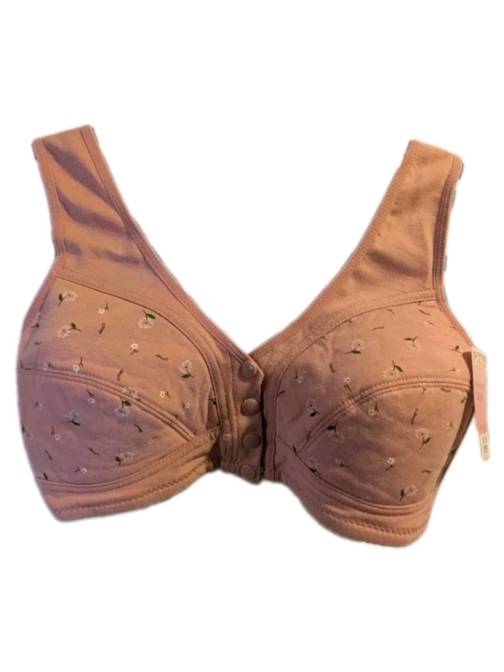 Everyday Front-Closure Soft-Cup Bra in Dusty Rose